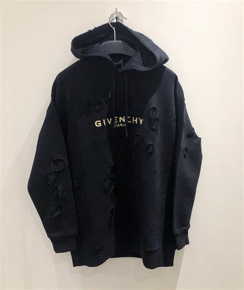 ripped givenchy hoodie|givenchy paris sweatshirt destroyed.